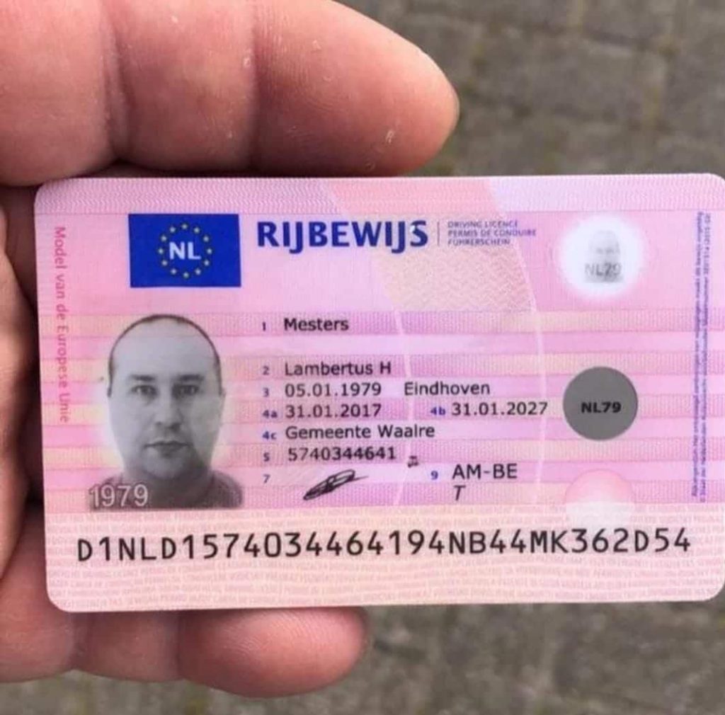 Dutch Drivers License